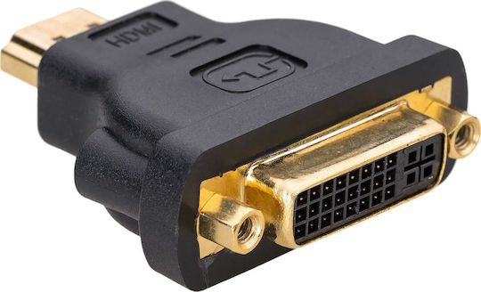 Akyga Μετατροπέας HDMI male σε DVI-I female 1τμχ AK-AD-02
