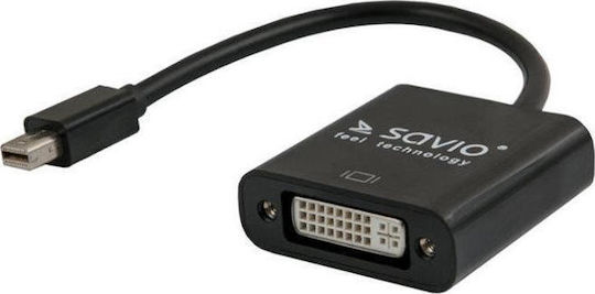 Savio Konverter Mini-DisplayPort männlich zu DVI-D weiblich 1Stück CL-94