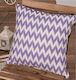 Silk Fashion Decorative Pillow Case 29 Purple 45x45cm