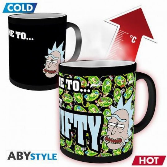 GB eye Rick And Morty - Heat Change Get Schwifty Mug Heat Change Mug Ceramic Multicolored 300ml