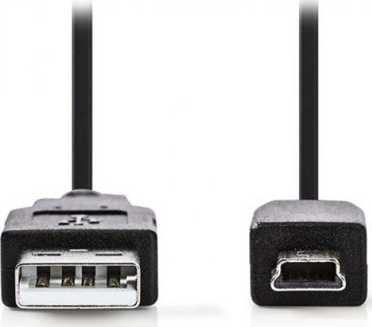 Nedis 2m USB 2.0 Cable A-Male to mini A-Male (CCGT60300BK20)