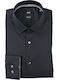 Hugo Boss Gelson Men's Shirt Long Sleeve Cotton Navy Blue