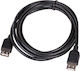 Akyga USB 2.0 Kabel USB-A-Buchse - USB-A-Buchse Schwarz 1.8m AK-USB-06