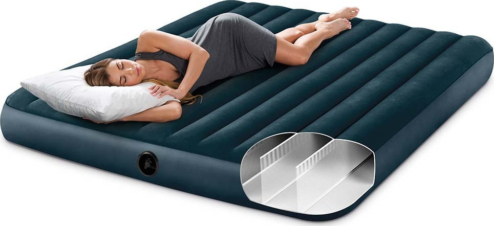 Intex кровать надувная downy bed