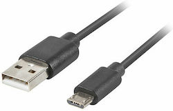 Lanberg CA-USBM-20CU-0018-BK Tip Regular USB 2.0 La Micro USB 1.8m Negru