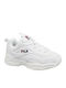 Fila Ray Low Femei Chunky Sneakers Albe