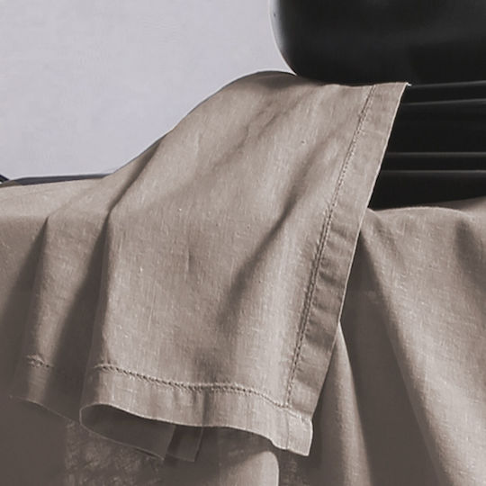 Nef-Nef Homeware Față de masă Cotton-Linen Bej 150x250cm