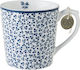 Laura Ashley Blueprint Tasse aus Porzellan Floris 320ml 1Stück