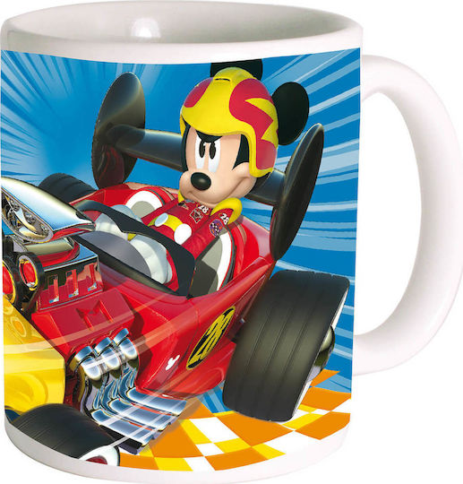 Gim Mickey Club House Becher Keramik Mehrfarbig 325ml