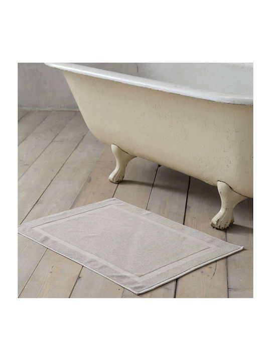 Nima Bath Mat Cotton Volcano Beige 50x75cm