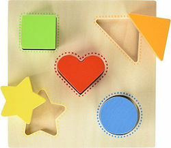 Goki Colour and Shape Assorting Board από Ξύλο για 12+ Μηνών