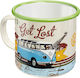 Nostalgic Art VW Bulli - Lets Get Lost Κούπα Εμαγιέ Πολύχρωμη 360ml