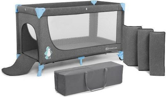 Kinderkraft Joy Laufstall mit Matratze Gray 126x75cm