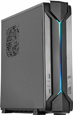 Silverstone RVZ03-ARGB Gaming Mini Tower Κουτί Υπολογιστή Μαύρο