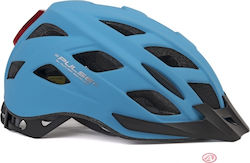 Author Pulse LED X8 City Bicycle Helmet with LED Light Blue