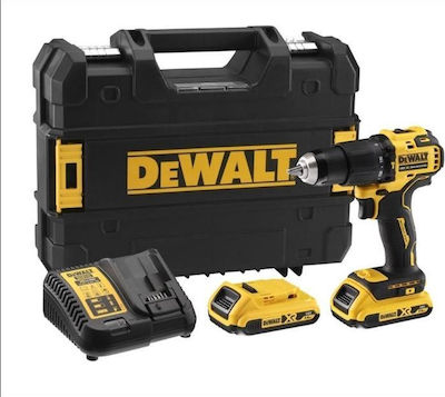 Dewalt Șurubelniță cu percuție Mașină de găurit Baterie Fără perii 18V 2x2Ah