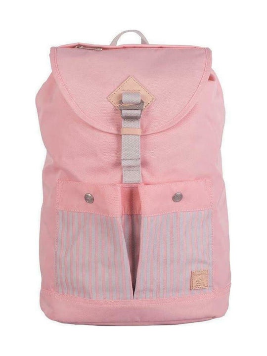 Doughnut Montana Stripe Women's Fabric Backpack Pink
