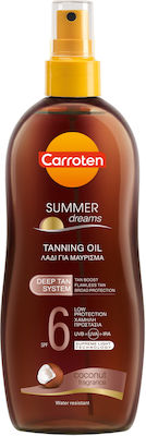 Carroten Summer Dreams Αδιάβροχο Αντηλιακό Λάδι για το Σώμα SPF6 σε Spray 200ml