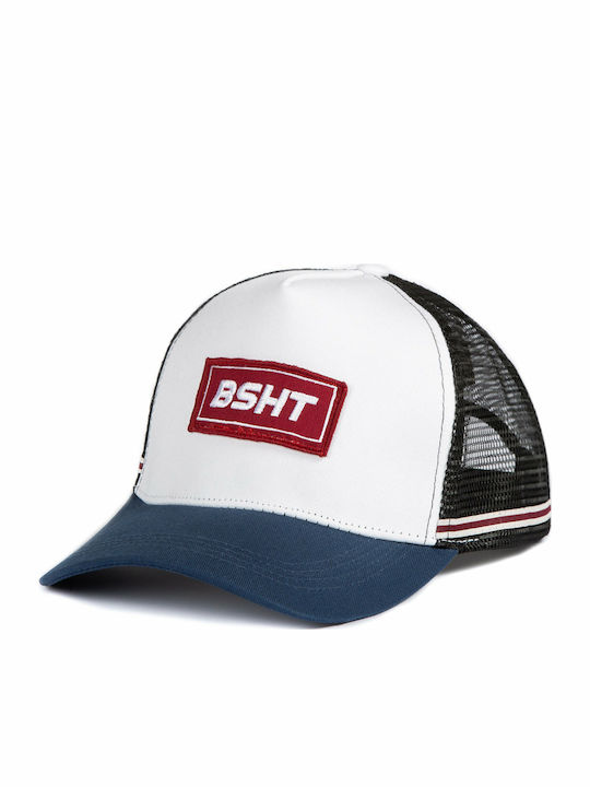 Basehit Men's Trucker Cap Blue / White