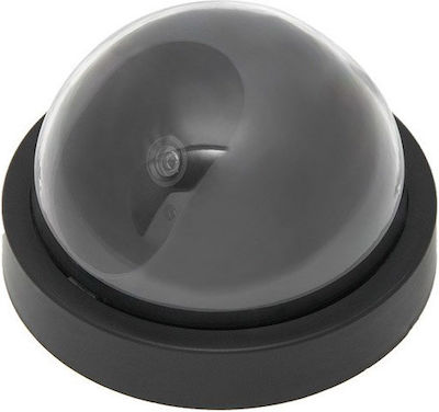 Dummy Surveillance Dome Camera Black