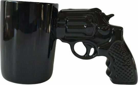 Pistol Mug Ceramic Black 500ml