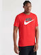 Nike Icon Futura Ανδρικό Αθλητικό T-shirt Κοντομάνικο Κόκκινο