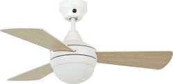 Lucci Air 45W with Light 91cm Beige Airlie Hugger