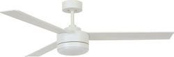 Bayside Lagoon 80213032 Deckenventilator 132cm mit Fernbedienung Weiß