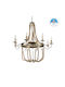 GloboStar Bavarian Полилей 8xE14 Ø87см с Въже Бронзов 01405