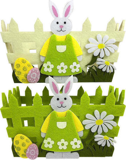 Bunny's Easter Basket Felt 9x18x12pcs (Μiscellaneous Colors)