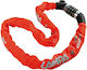 Lampa Snake Chain Αντικλεπτική Αλυσίδα Μοτοσυκλέτας με Κλειδαριά και Μήκος 100εκ. Κόκκινο Χρώμα