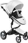 Mima Xari Adjustable 2 in 1 Baby Stroller Suitable for Newborn White / Graphite Grey 13.4kg