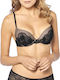 Triumph Spotlight Lace WHUM Push Up Bra Underwire Black