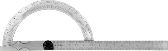 Yato Steel Angle Ruler with Protractor 15cm