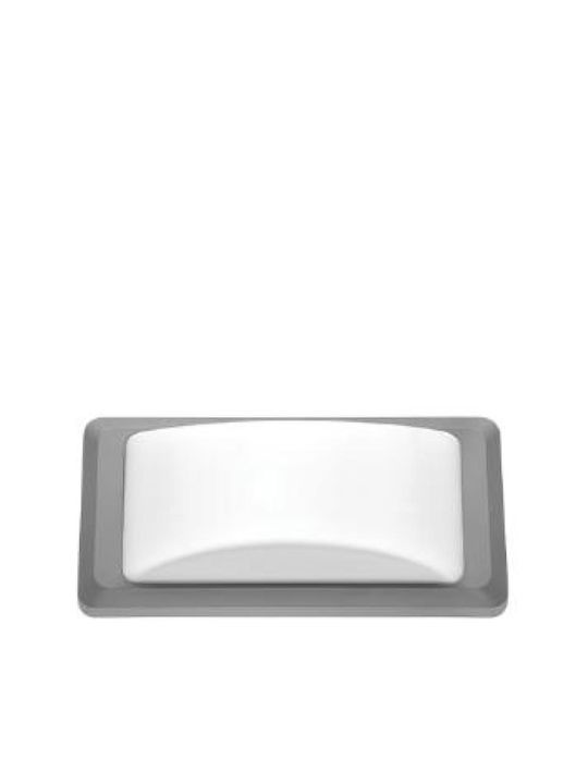 Fos me Waterproof Wall-Mounted Outdoor Ceiling Light IP65 G9 Gray