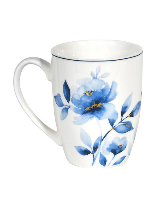 Etiquette Bone China - Λουλούδι Ceramic Cup White 370ml