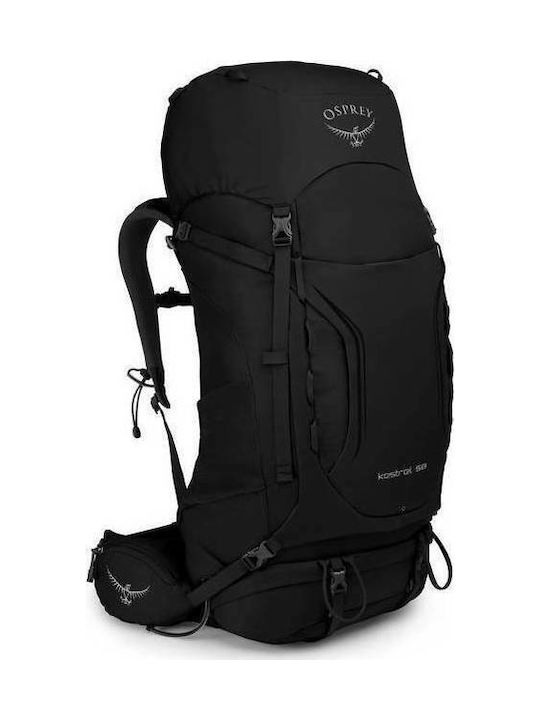 Osprey Kestrel 58 Ορειβατικό Σακίδιο 58lt Αδιάβροχο Μαύρο Trekking