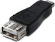 Akyga Конвертор micro USB мъжки към USB-A женски Черен 1бр AK-AD-08