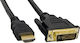 Akyga Kabel DVI-D-Stecker - HDMI-Stecker 1.8m Schwarz (AK-AV-11)