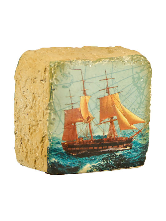 SP Souliotis Διακοσμητικό Καράβι Καράβι 9x9cm