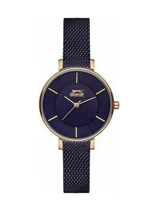 Slazenger Watch with Purple Metal Bracelet SL.09.6147.3.05