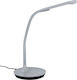 Trio Lighting Polo LED Φωτιστικό Γραφείου με Εύκαμπτο Βραχίονα σε Γκρι Χρώμα
