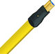 Wireworld 1m USB 3.0 Cable A-Male to B-Male Yellow