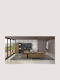 Ecke Professionelles Büro Proline Holz Braun 220x90x76cm