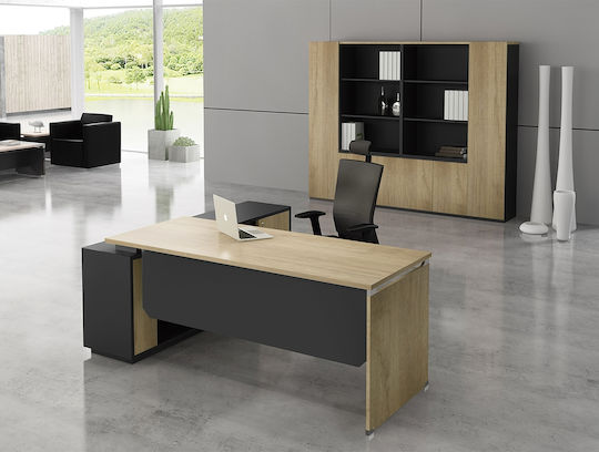 Ecke Professionelles Büro Project Holz Beige 180x160x75cm