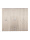 Dynamic Six-Leaf Wardrobe Sonoma 206x52x213cm