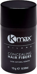 Kmax Milano Hair Building Fibers with Keratin Hair Fibers Regular Καστανό 15gr