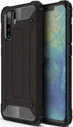 Hurtel Задна корица Пластмаса Черен (Huawei P30 Pro)