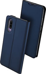 Dux Ducis Skin Pro Wallet Δερματίνης Μπλε (Huawei P30)