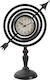 Espiel Βέλος Tabletop Clock Metallic in Black Color 35x16x48 cm GAD131